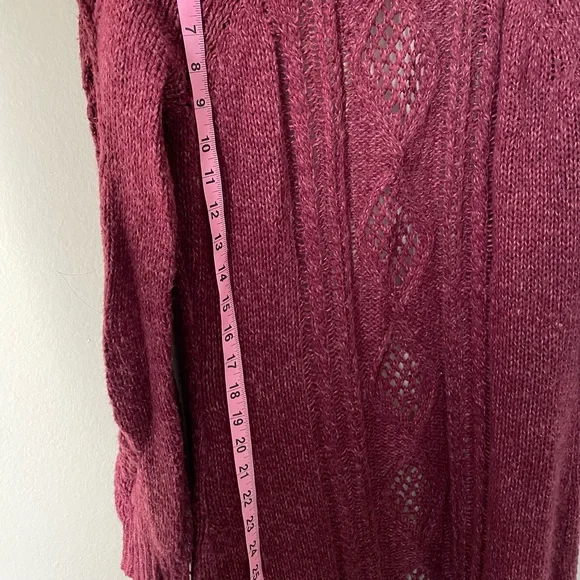 LONG BEAUTIFUL KNITTED CARDIGAN - Picture 9 of 12